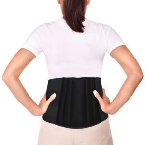 Lumbo Sacral (Waist & Back Support Belt) for Men & Women, Cotton Fabric.